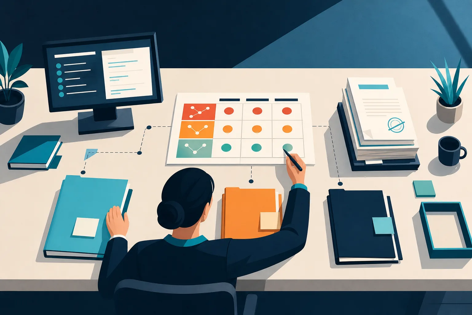 Illustration de l'article « AI Act en entreprise : méthode concrète pour la DSI »